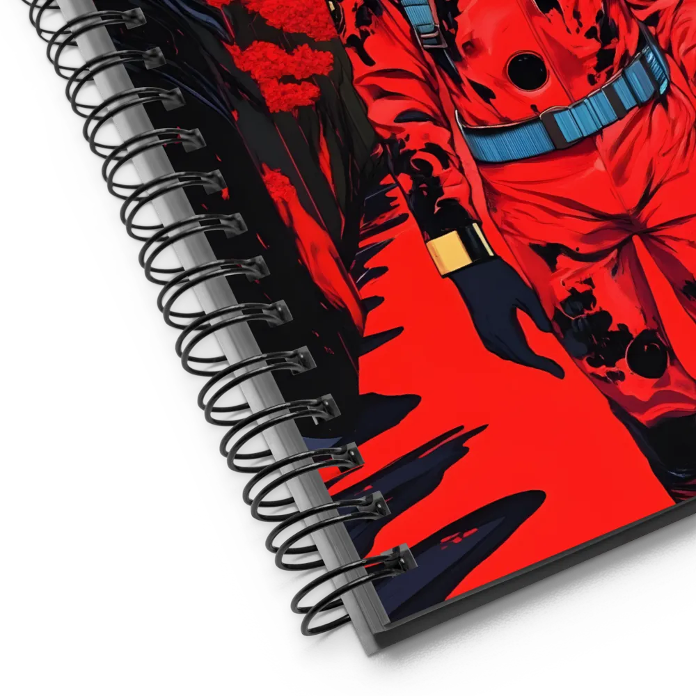 The Crimson Wanderer 
 Spiral Notebook | 140 pages