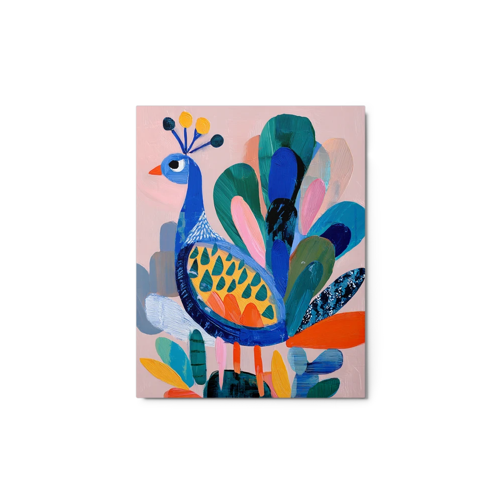 Vibrant Peacock | Art Print