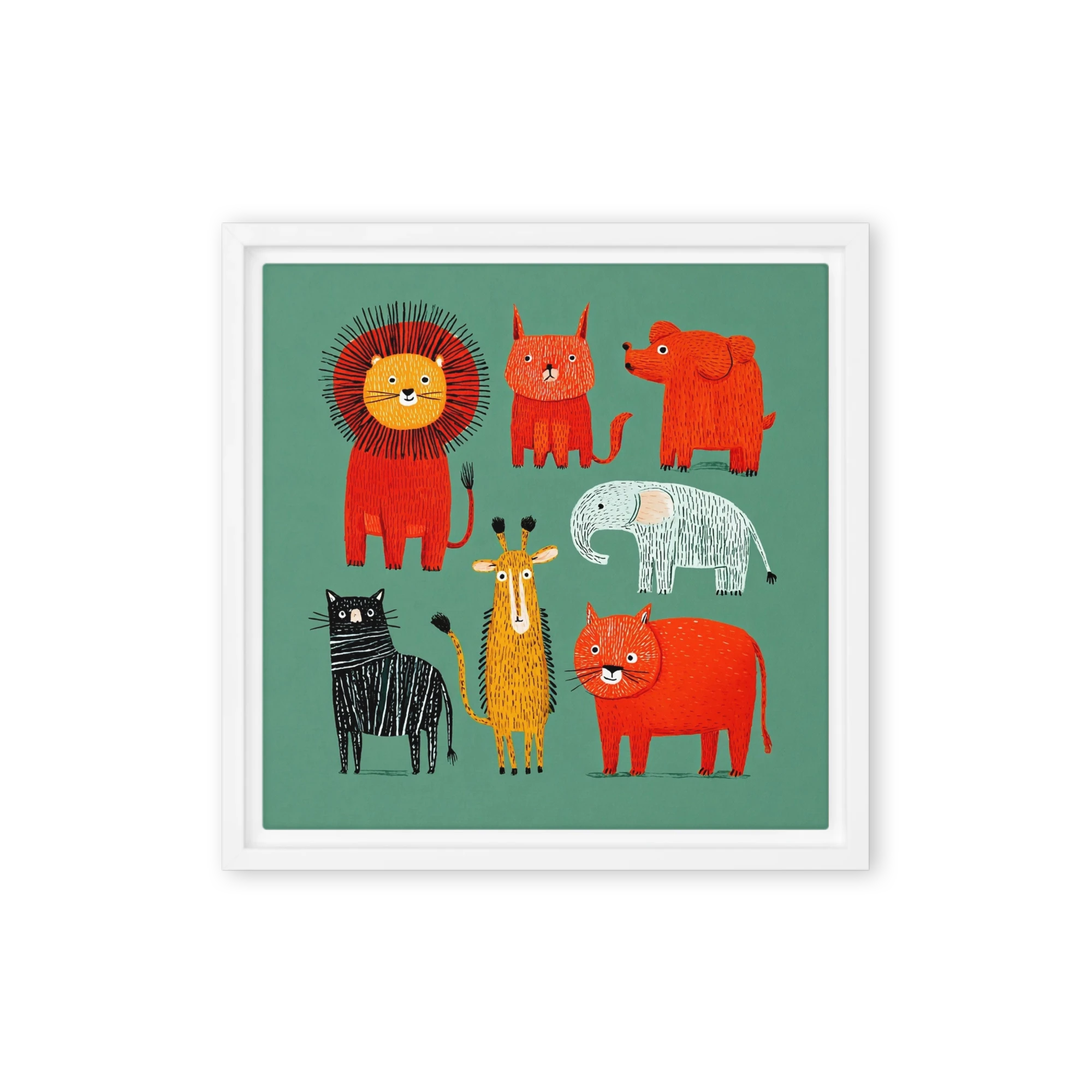 Whimsical Zoo | Art Print