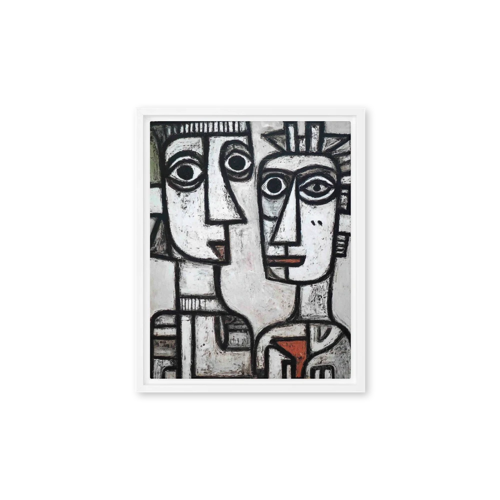 Primitive Two Figures | Art Print