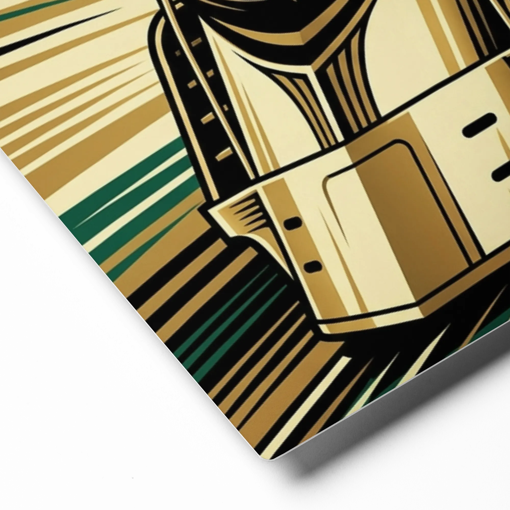 Golden Locomotive | Art Print