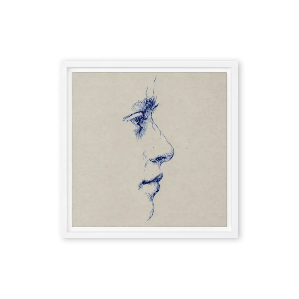 Silent Profile 
 Canvas | 24″x 24″
