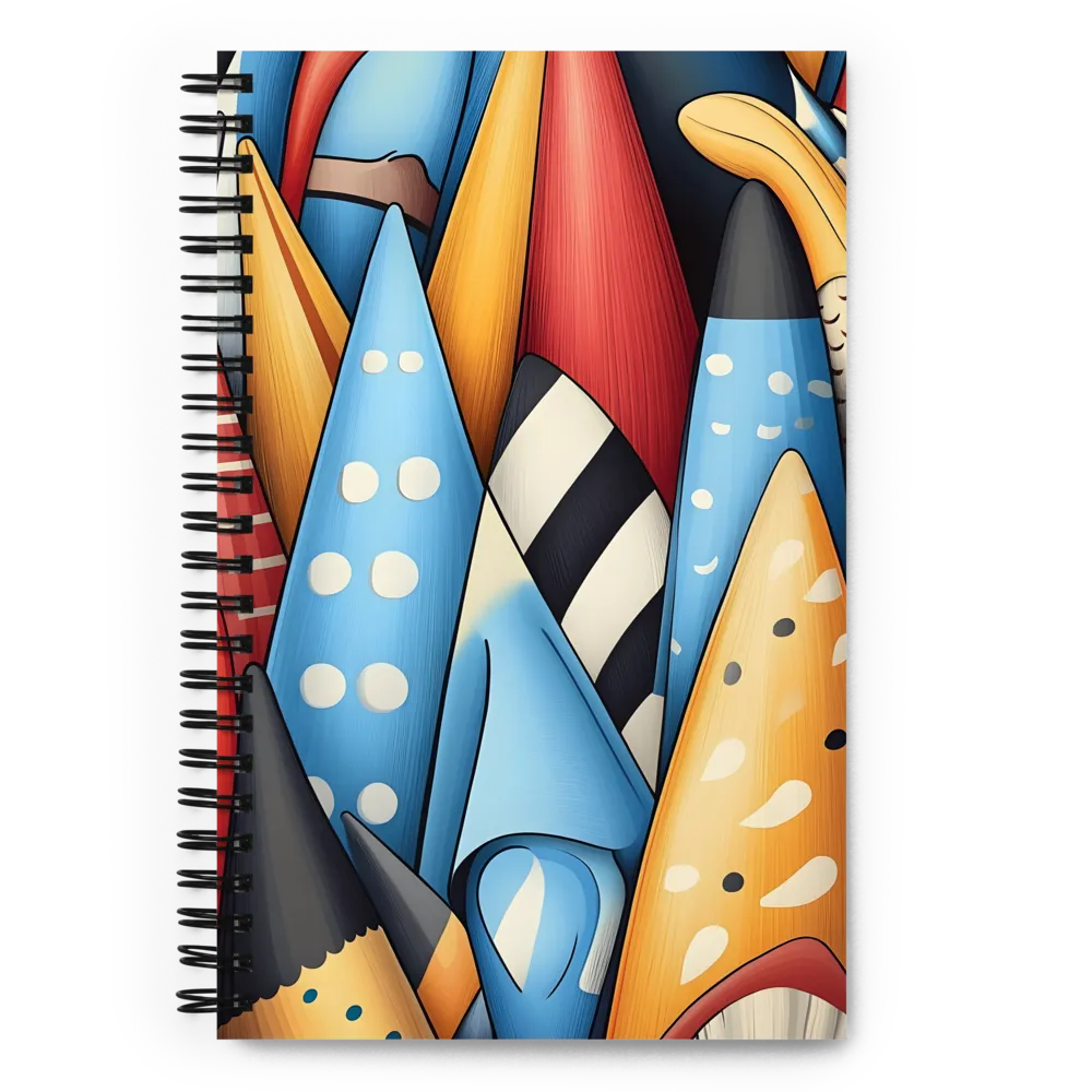 Stacked Cone Celebration 
 Spiral Notebook | 140 pages