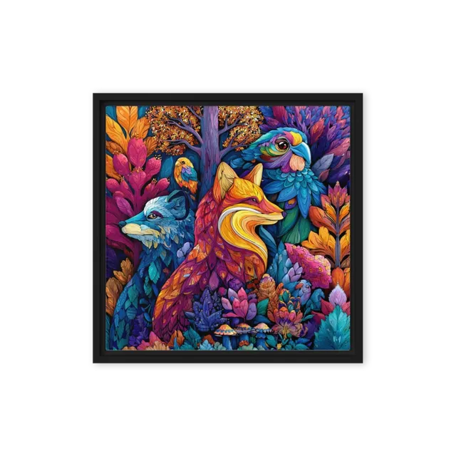 Chromatic Forest Trio | Art Print