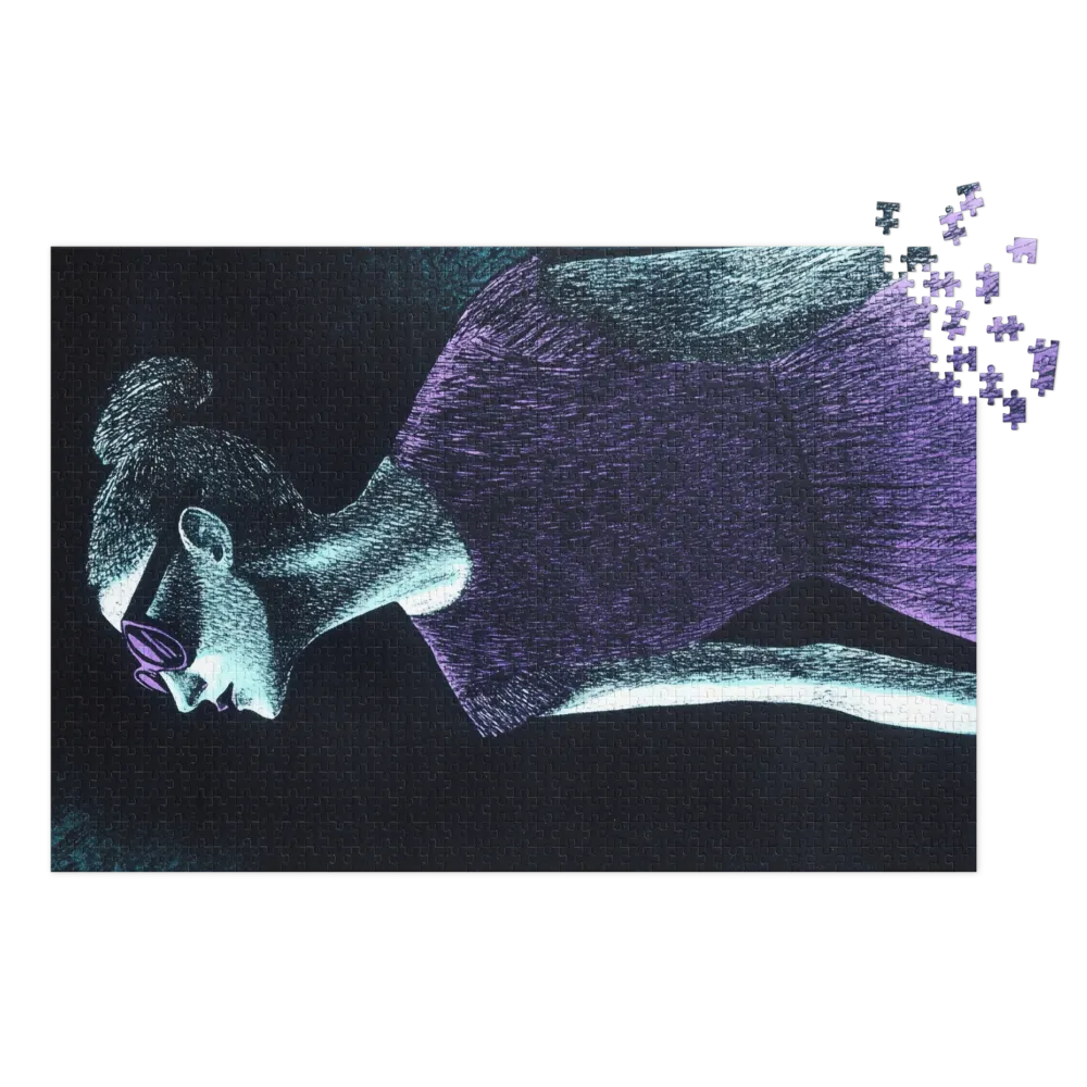 Stylish Female Figure Illustration | Jigsaw Puzzle (252/520 pieces)