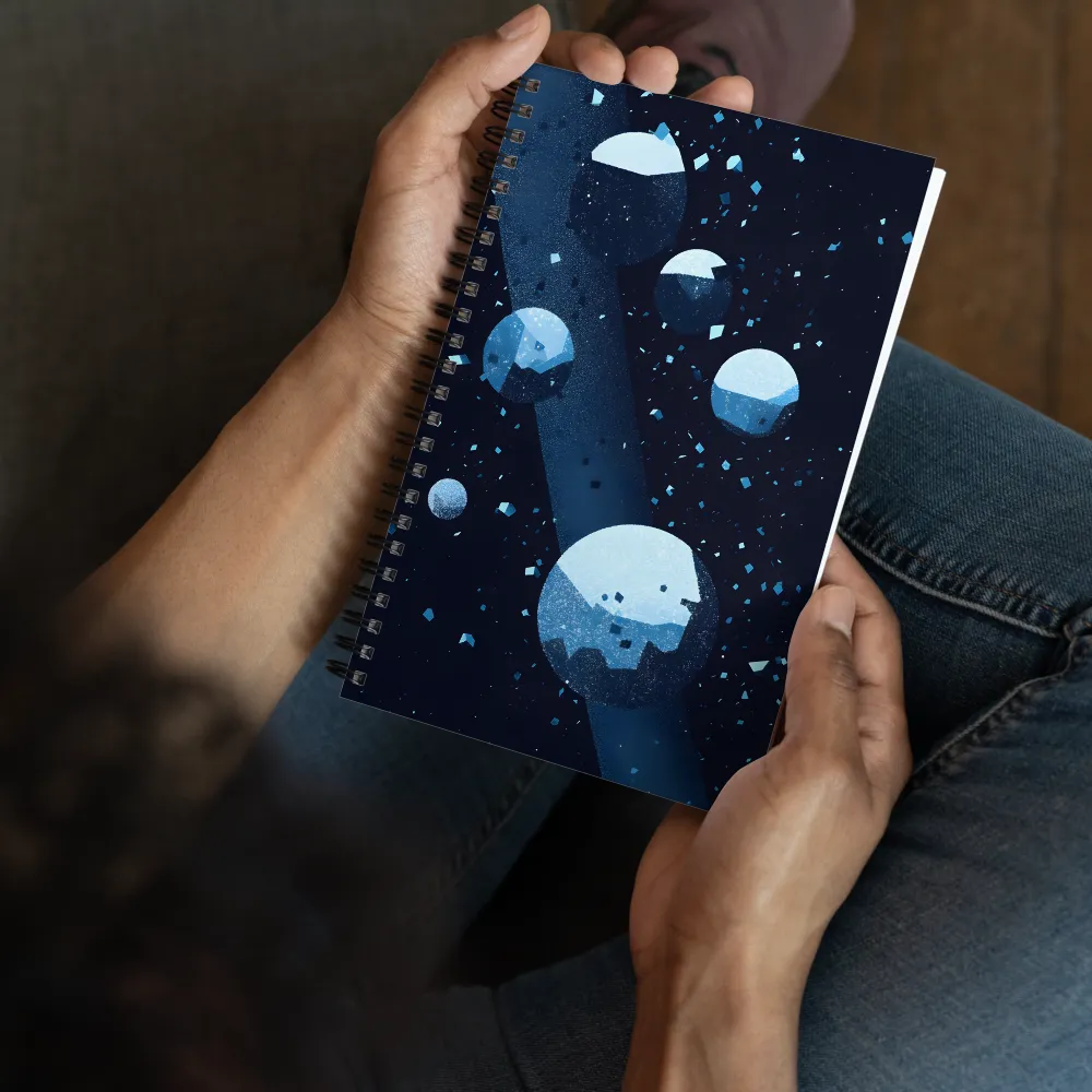 Cosmic Geometric Dance 
 Spiral Notebook | 140 pages