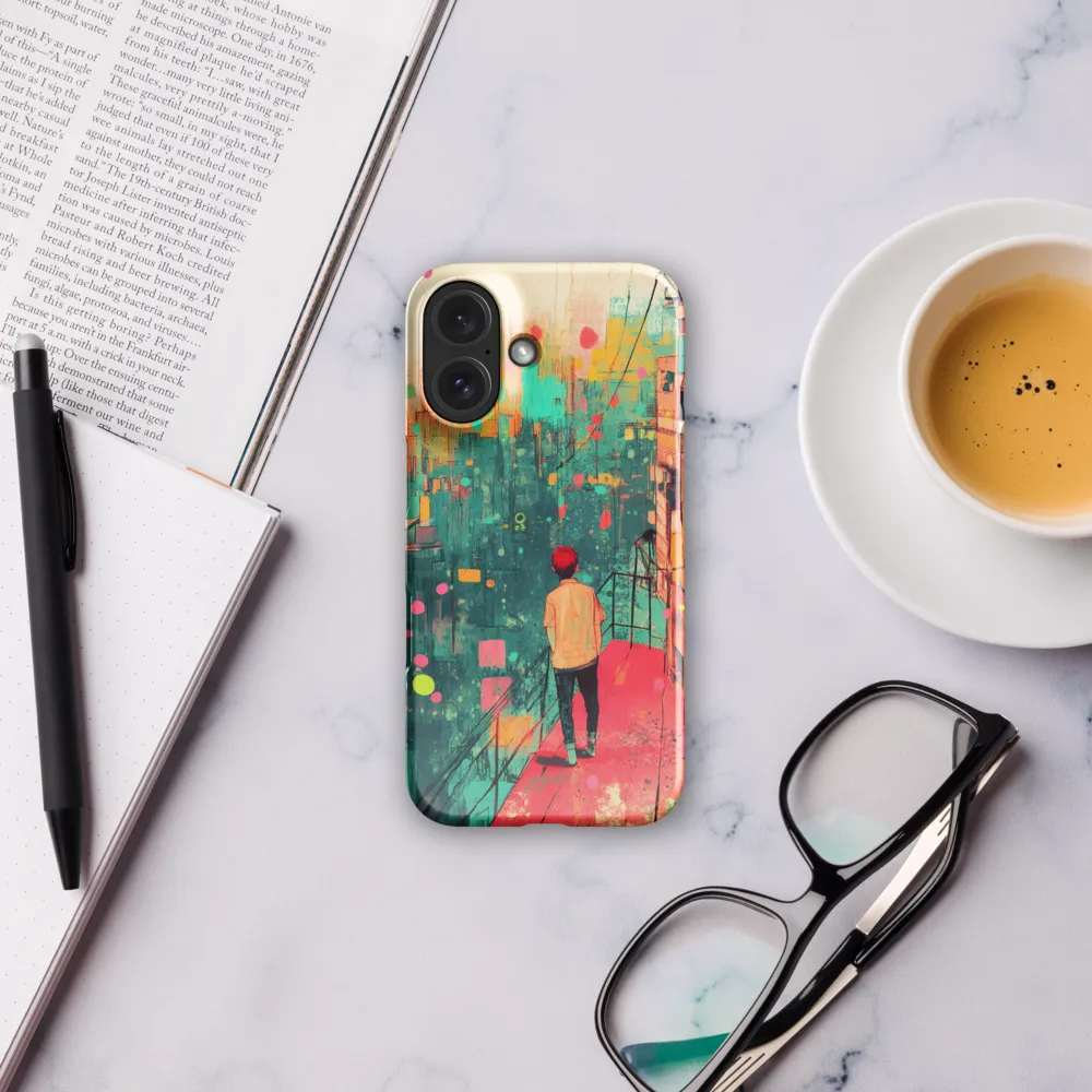 Gaze Over a Vibrant City 
 iPhone 15 Pro Max | Snap Case