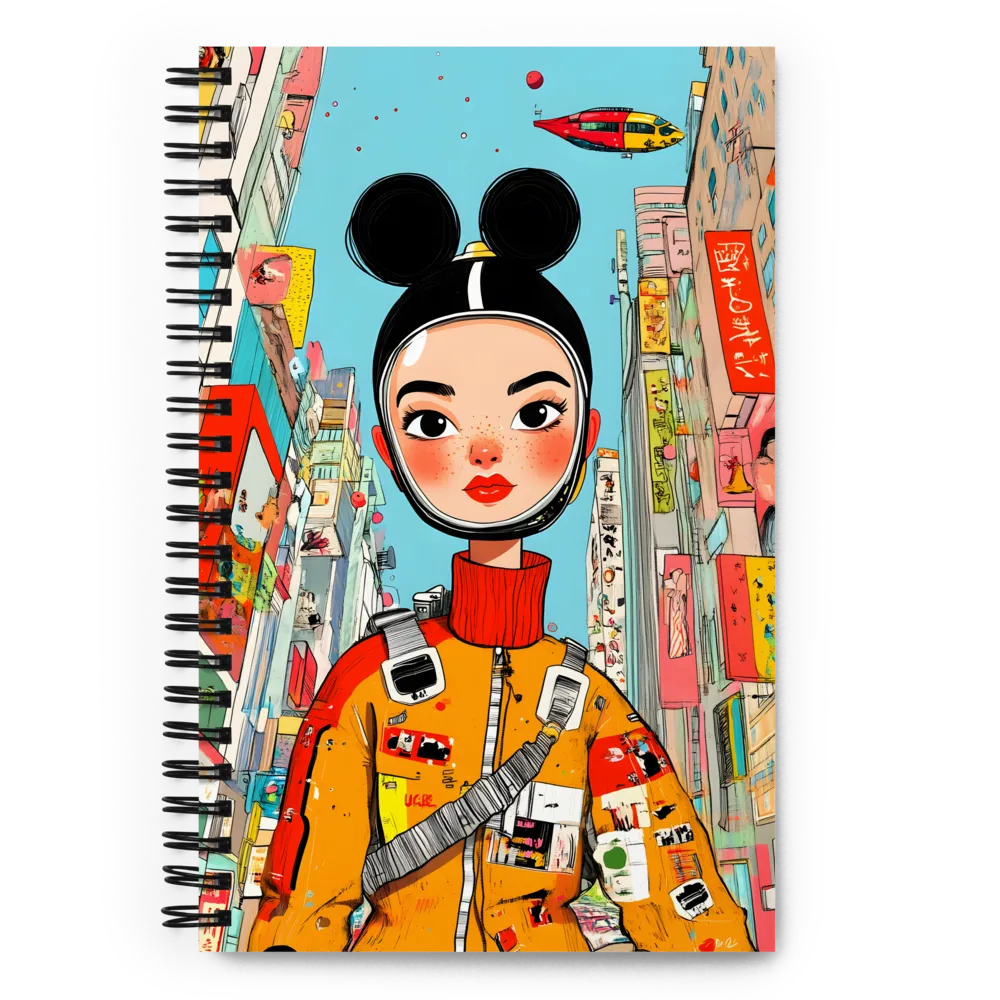 Urban Explorer Portrait 
 Spiral Notebook | 140 pages