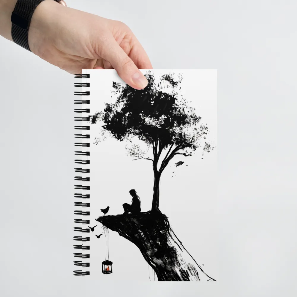 Under the Lonely Tree 
 Spiral Notebook | 140 pages