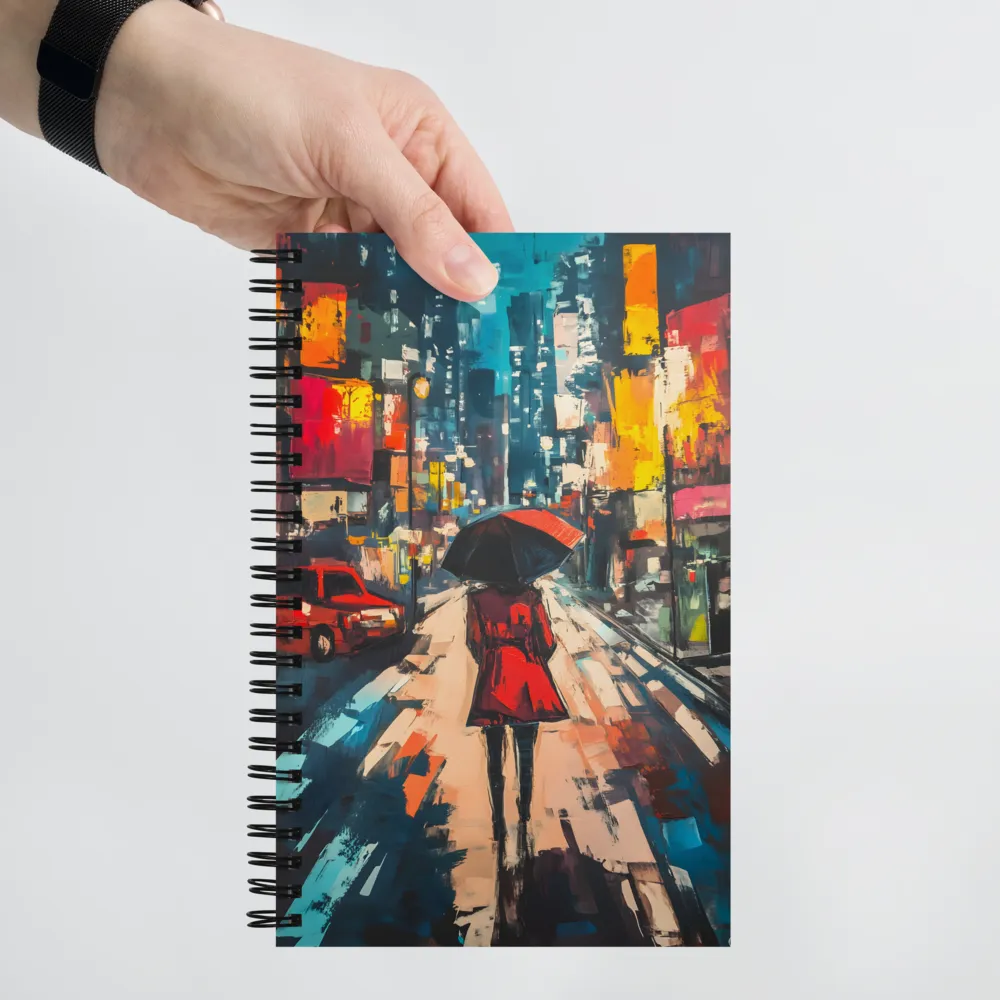 Urban Rain Reflections 
 Spiral Notebook | 140 pages