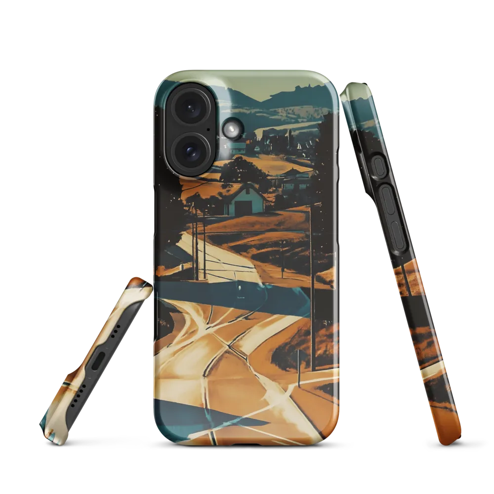 Rural Winding Road Landscape 
 iPhone 14 Pro Max | MagSafe® Tough Case