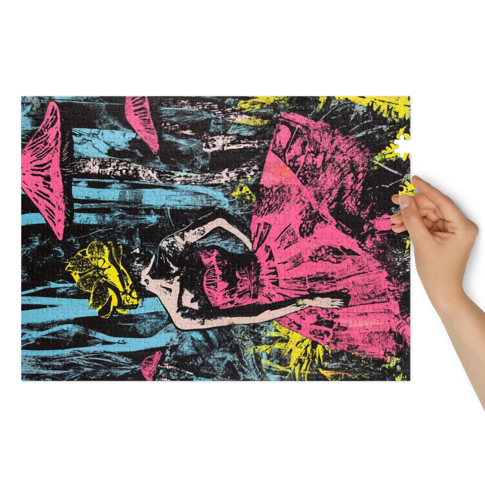Bailarina do Sonho na Floresta 
 Puzzle em caixa de metal