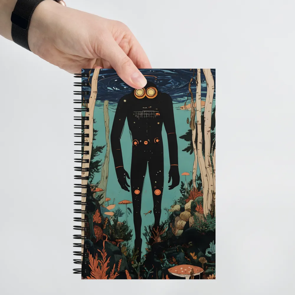 The Forest Diver 
 Spiral Notebook | 140 pages
