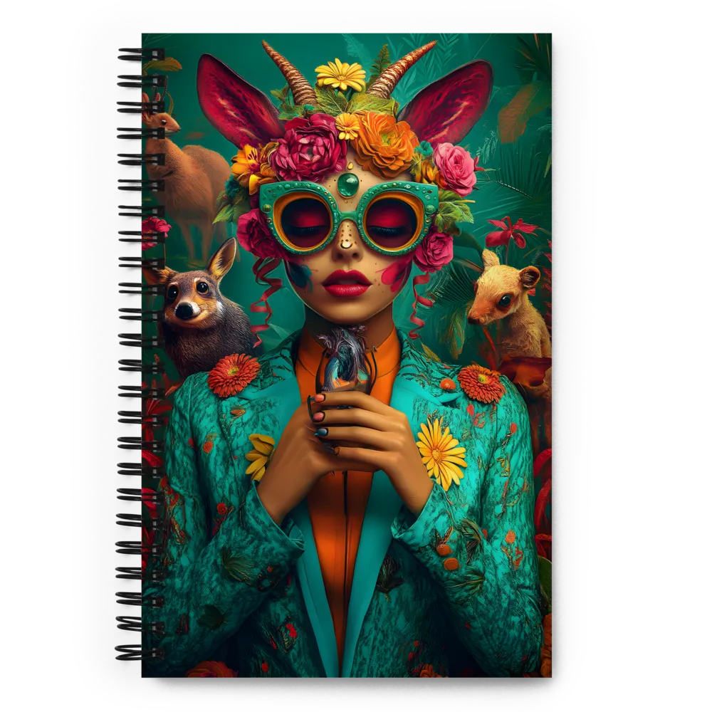 Flora and Fauna Fantasia 
 Spiral Notebook | 140 pages