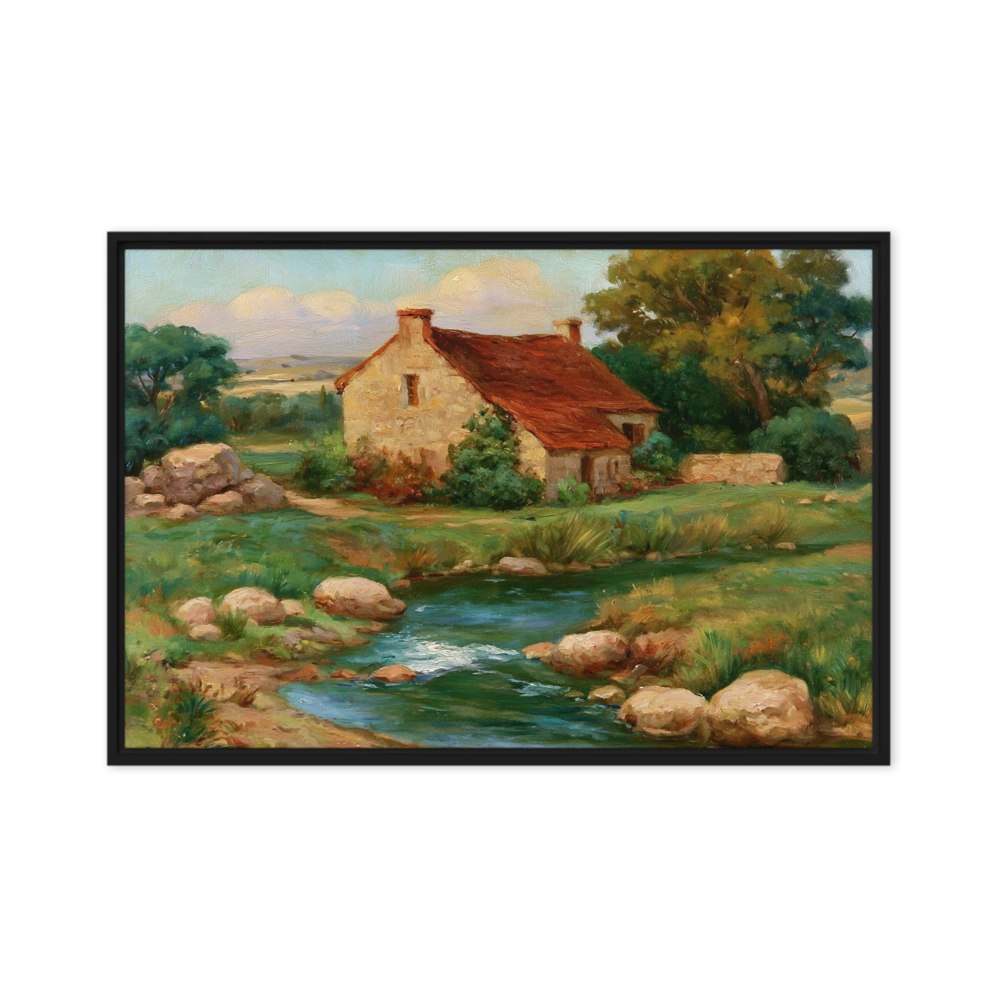 Countryside Cottage by the Stream
