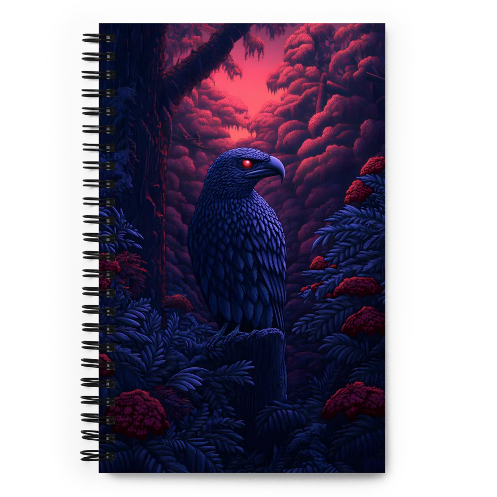 Crimson-Eyed Guardian 
 Spiral Notebook | 140 pages