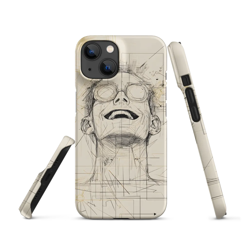 Minimalistic Portrait with Line Art | Phone Case
