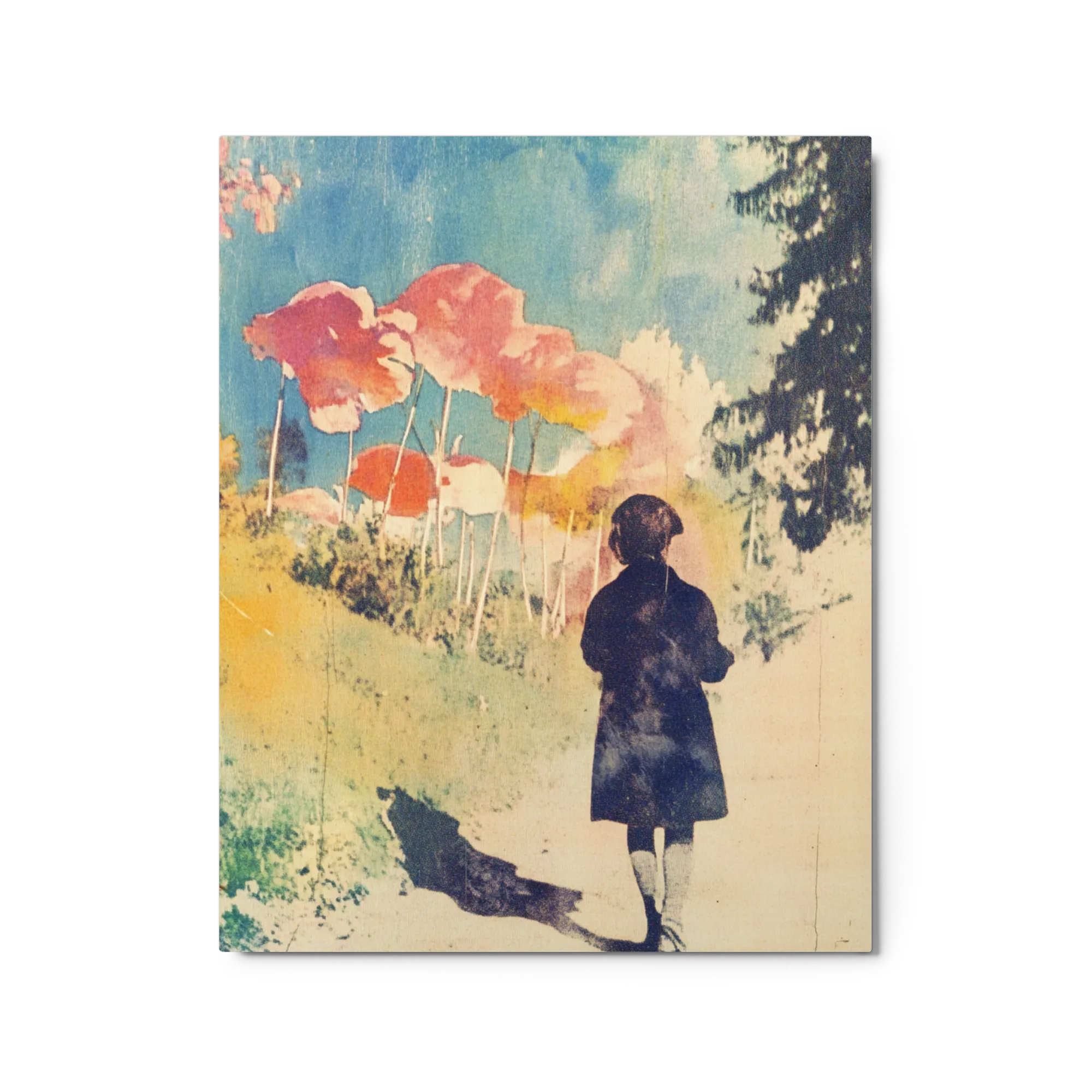 Stroll Among Colorful Umbrellas | Art Print