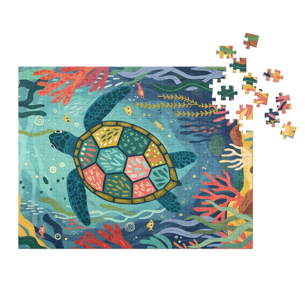 Mosaic Sea Turtle