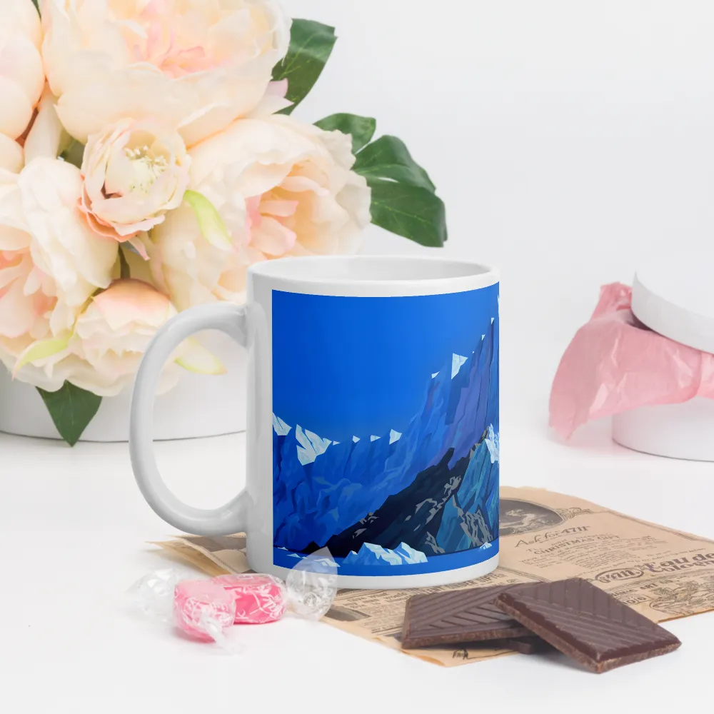 Blue Glacier 
 Mug with Red inside | 15 oz