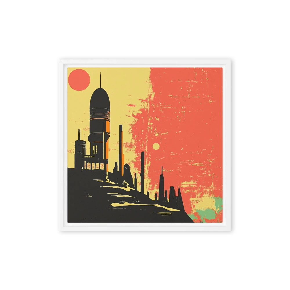 Red Sun Dystopia | Art Print