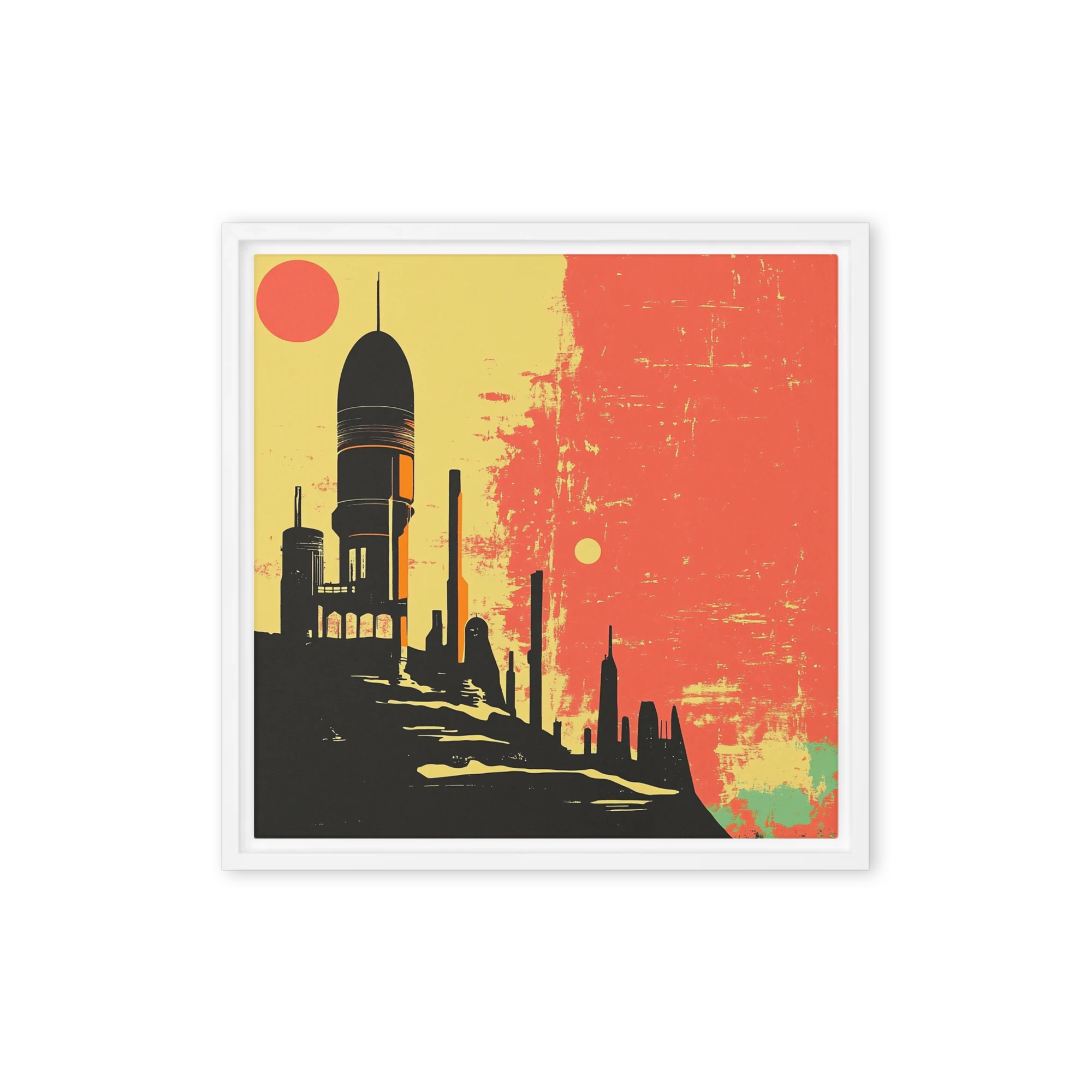 Red Sun Dystopia | Art Print