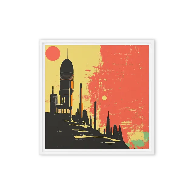 Red Sun Dystopia | Art Print