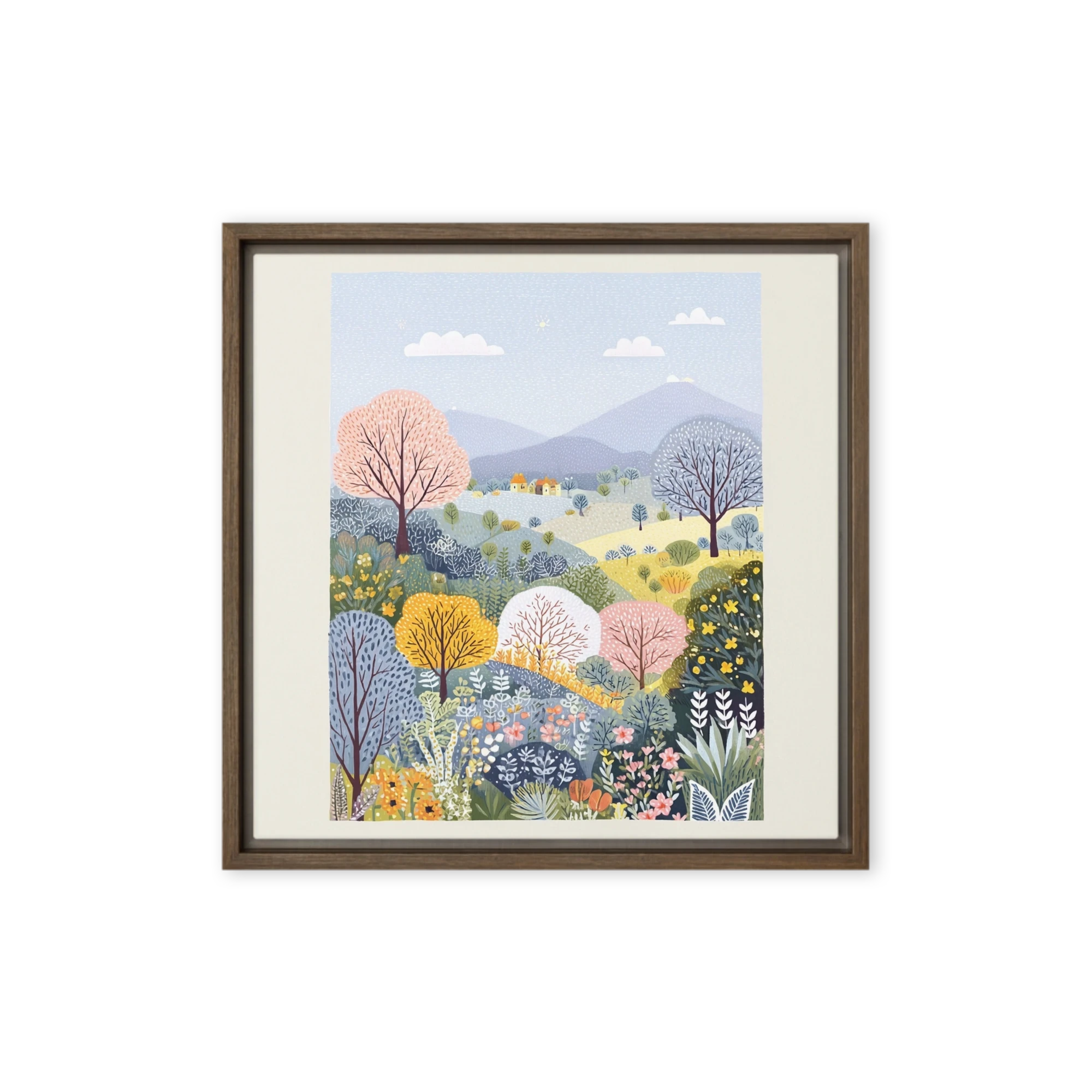 Pastel Valley Hills | Art Print