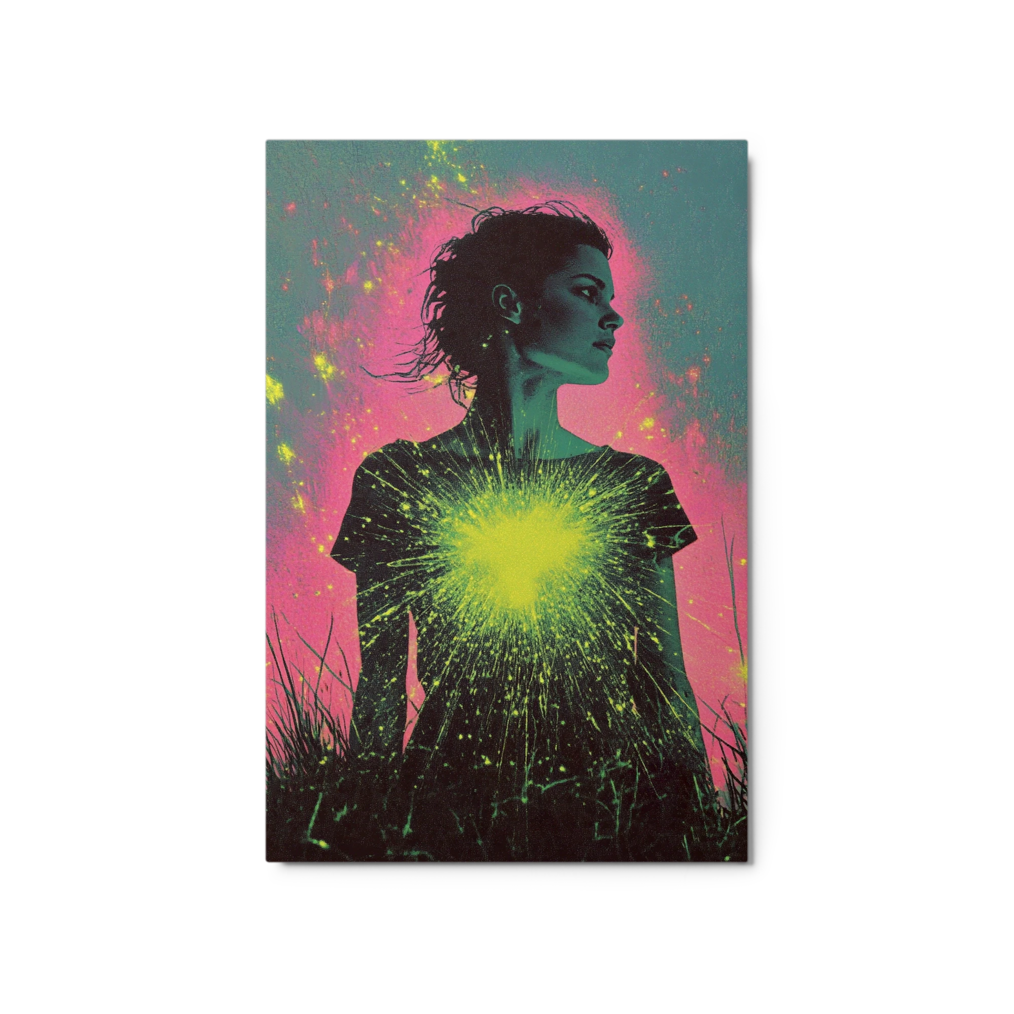 Cosmic Silhouette of a Woman
