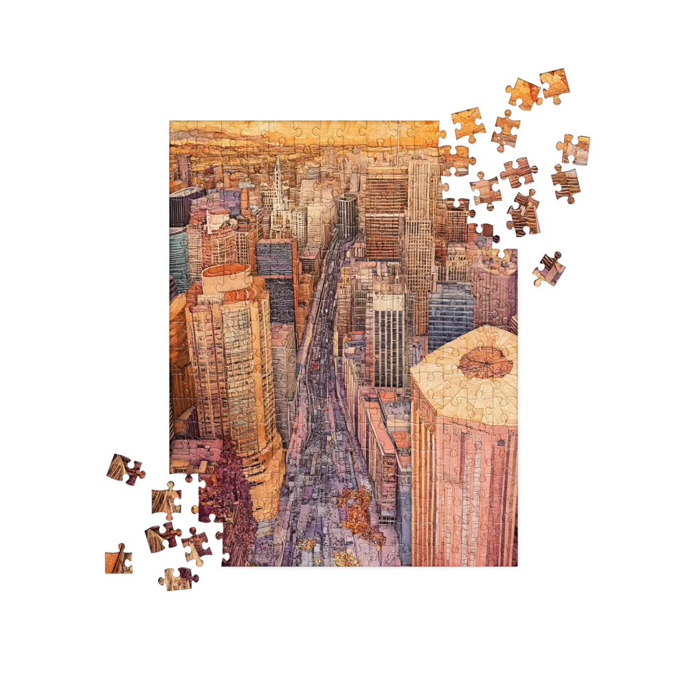 Urban Mosaic Panorama 
 Jigsaw Puzzle