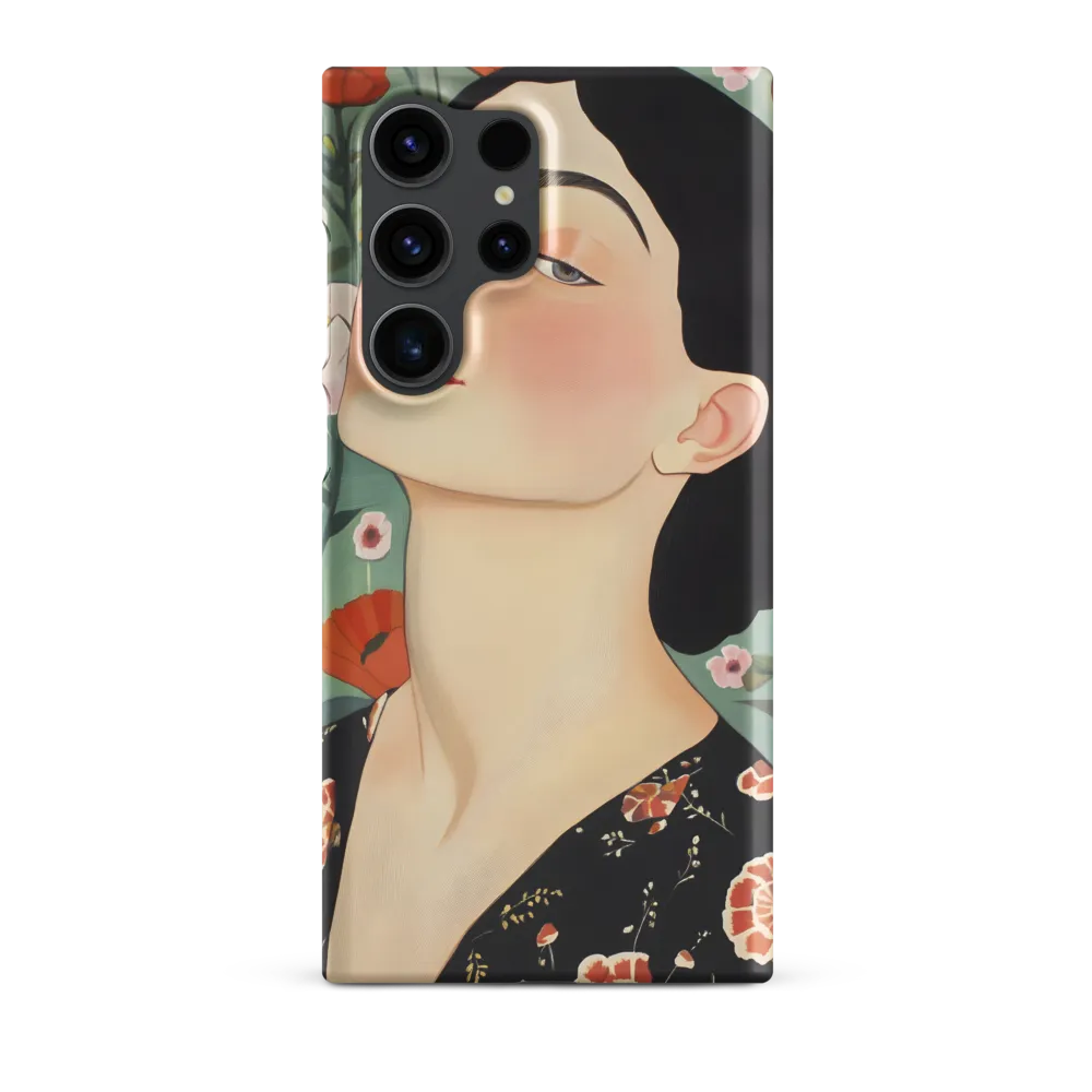 Floral Portrait of a Woman | Phone Case