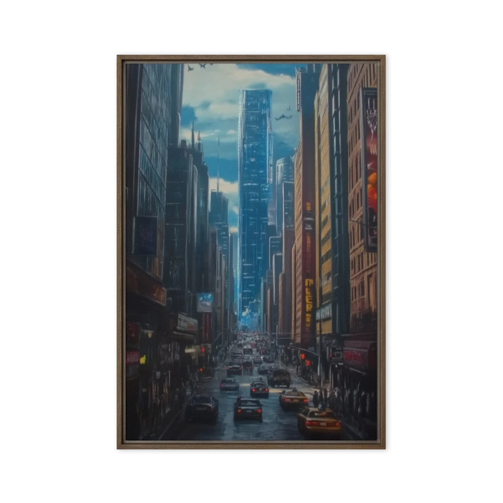 Urban Cityscape with Skyscrapers