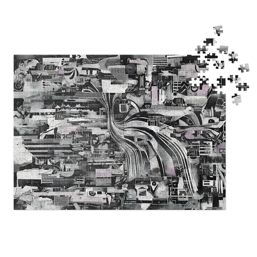 Monochrome City Collage