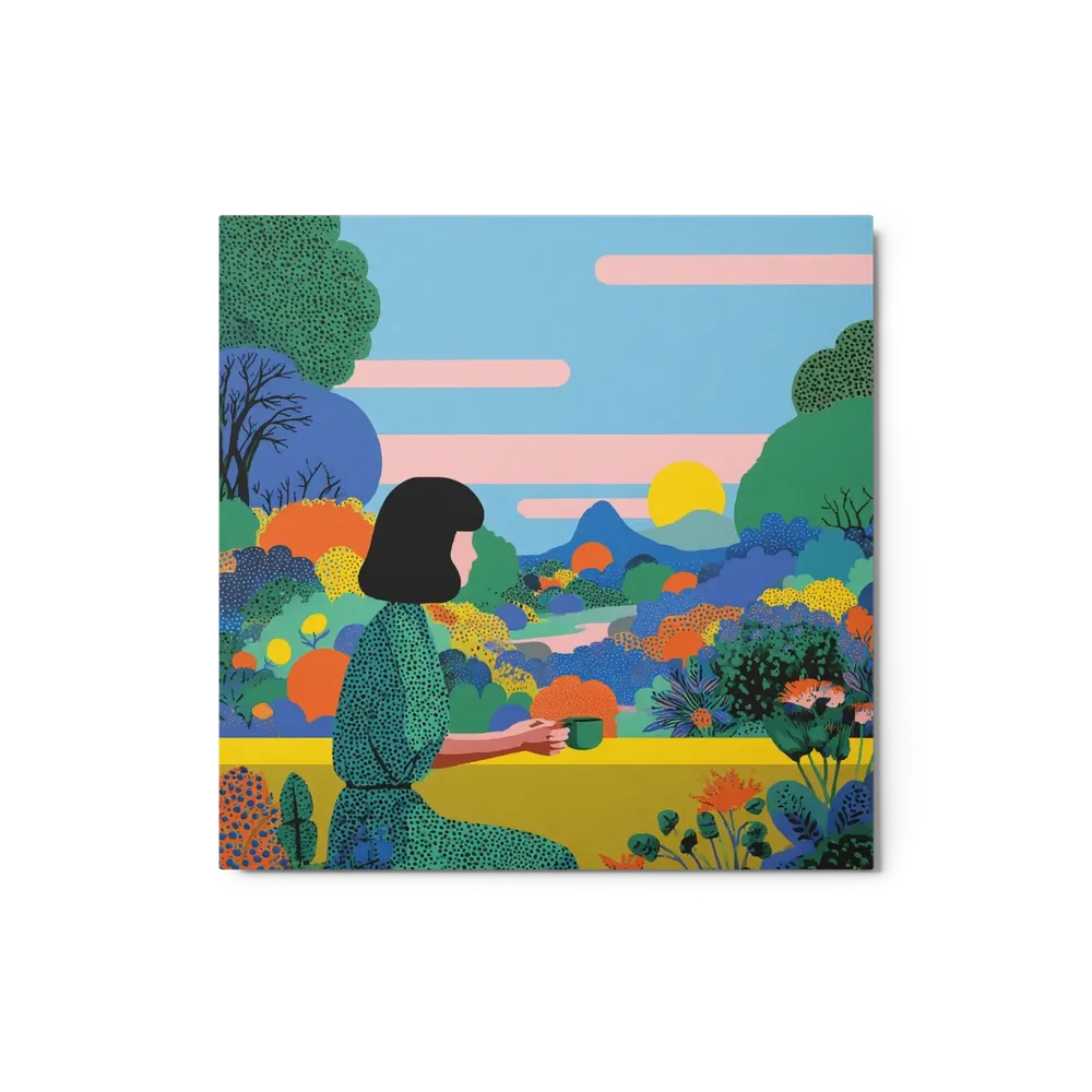 Morning View with Coffee | Art Print