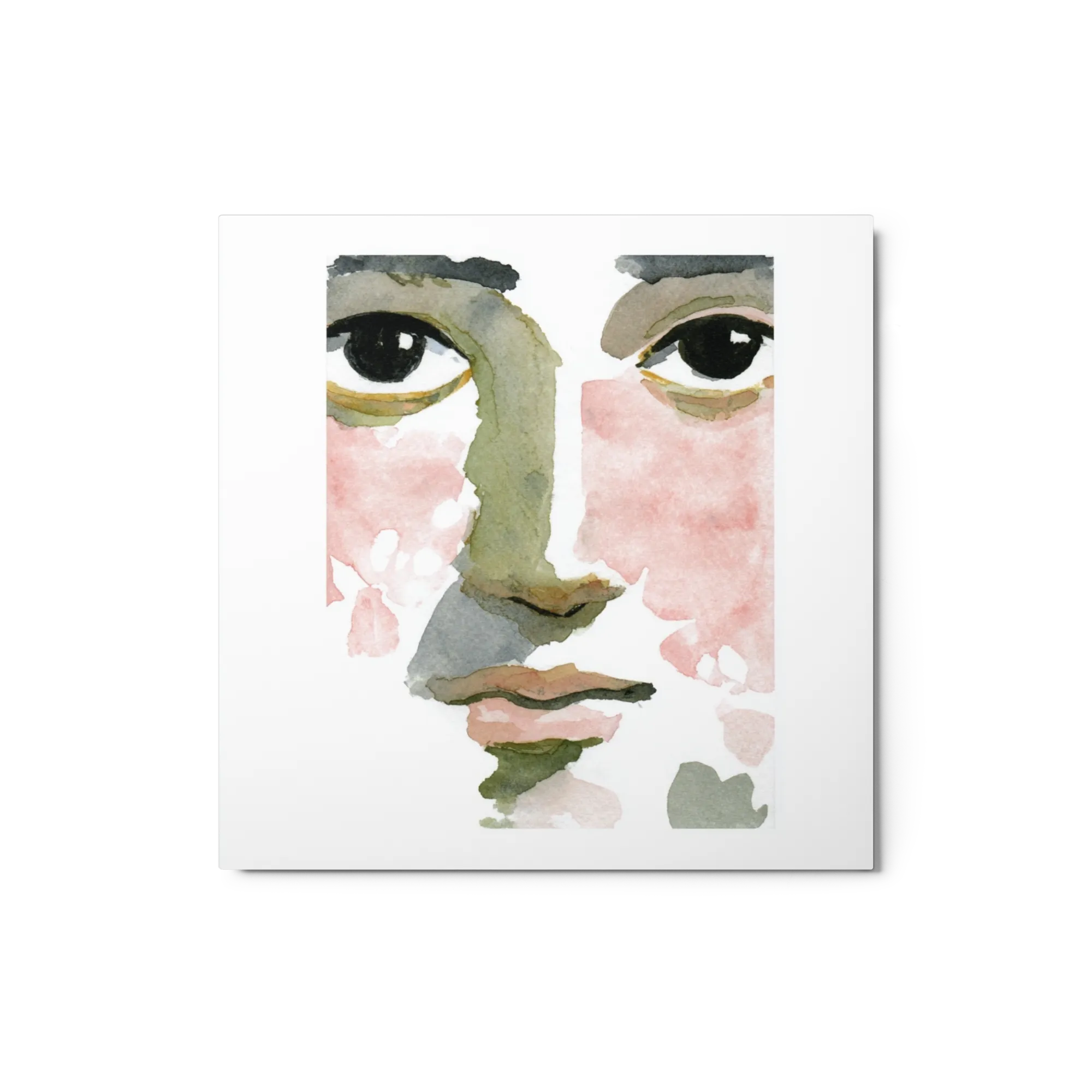 Gaze in Sage and Rose