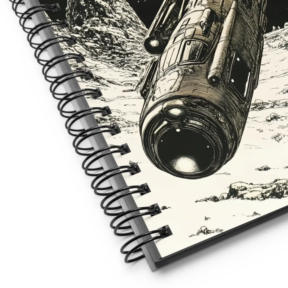 Cosmic Landing 
 Spiral Notebook | 140 pages