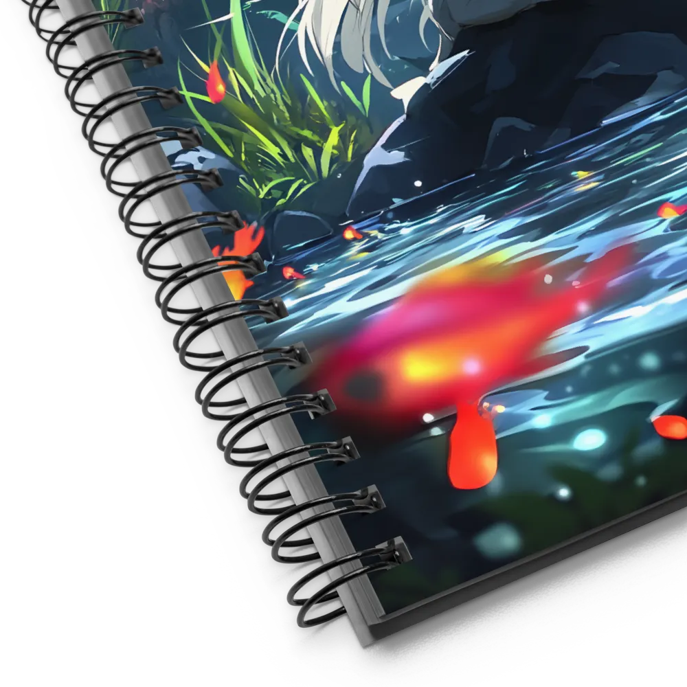 Ethereal Pond Vision 
 Spiral Notebook | 140 pages
