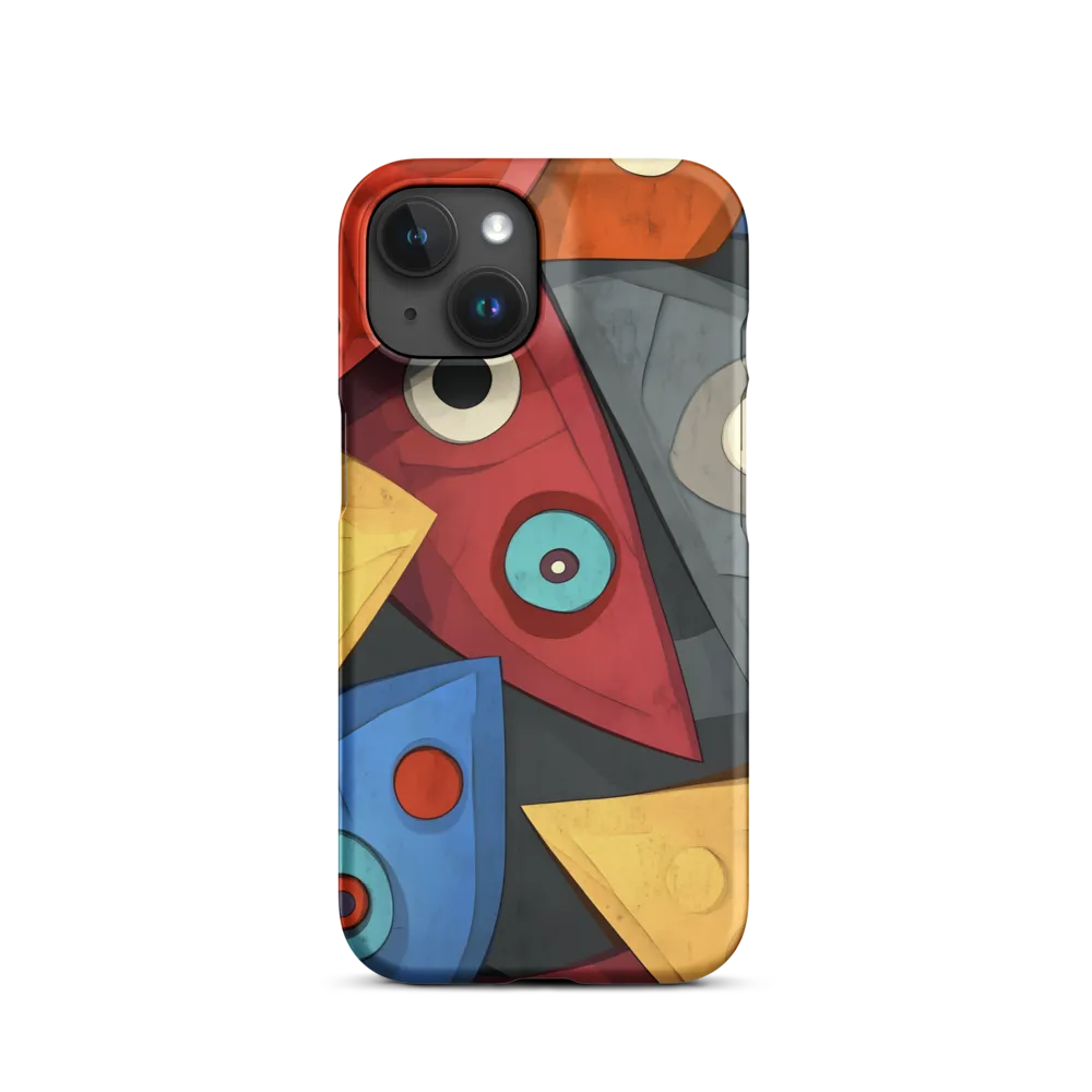 Abstract Geometric Shapes with Eyes | Phone Case