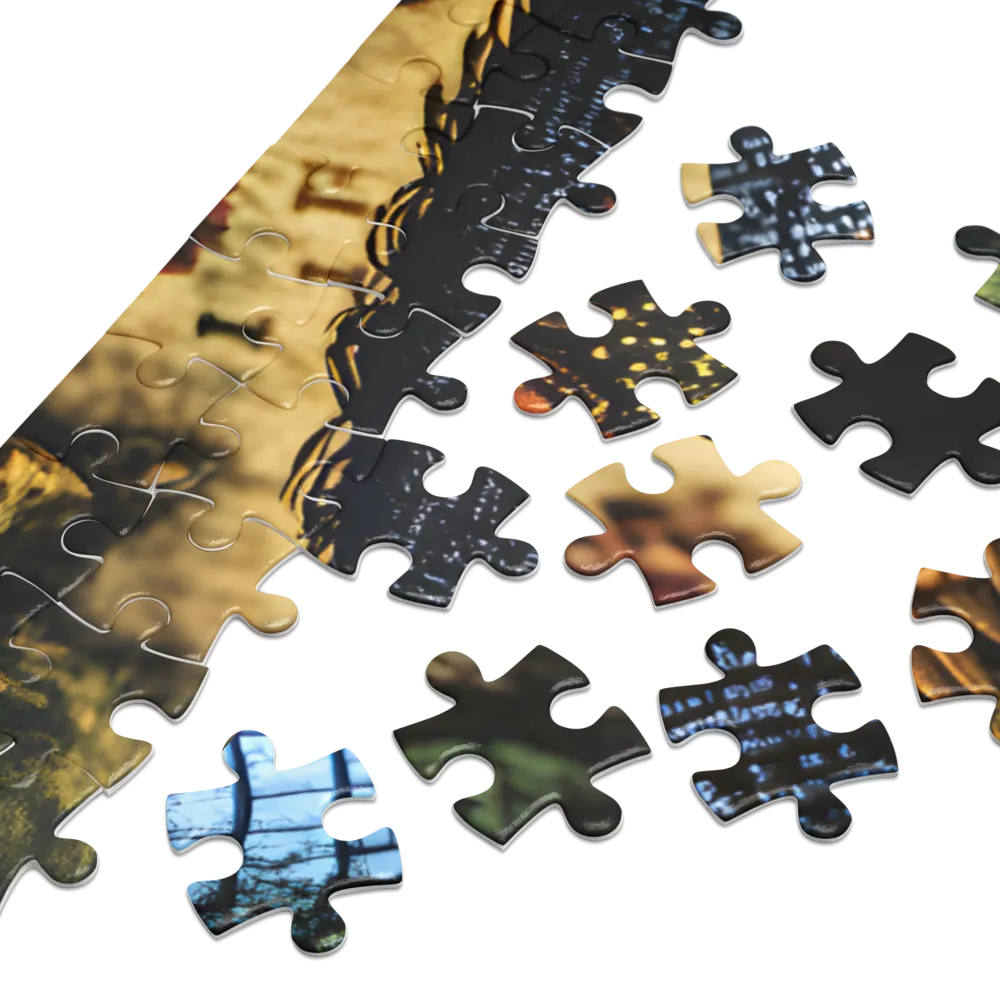 Surreal Human Silhouette with Nature Elements | Jigsaw Puzzle (252/520 pieces)