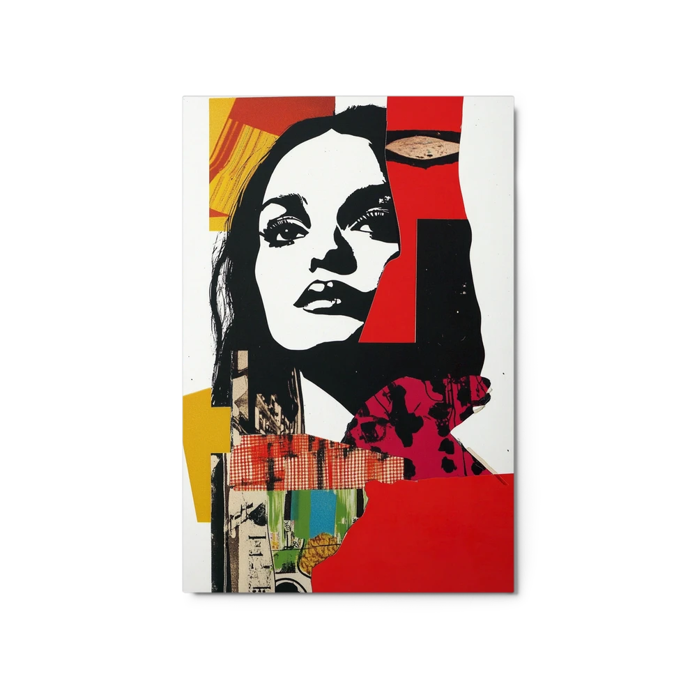 Pop Art Collage Portrait | Art Print