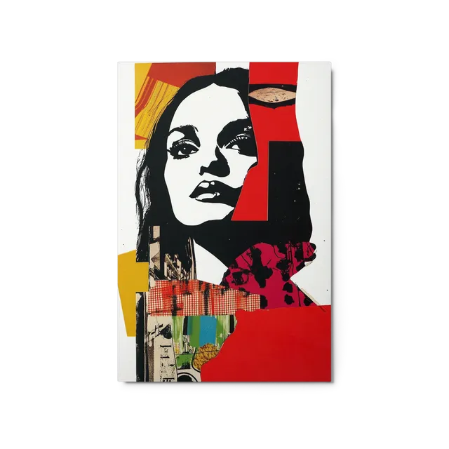 Pop Art Collage Portrait | Art Print