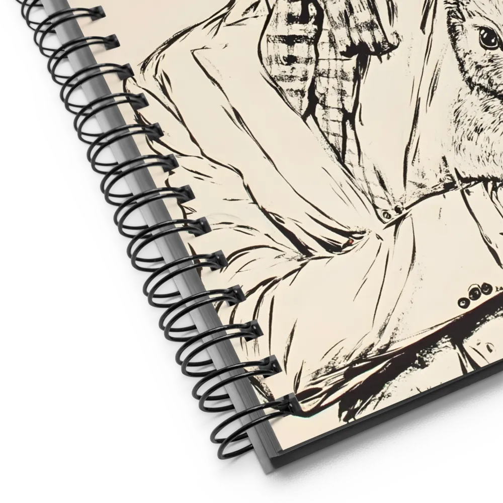 Bunny Girl Portrait 
 Spiral Notebook | 140 pages