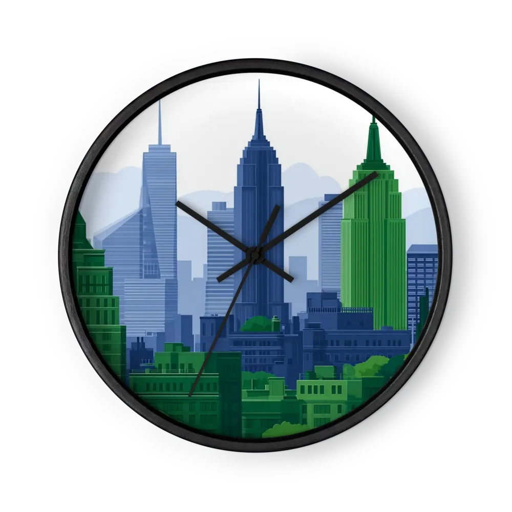 Empire State Skyline | Wanduhr