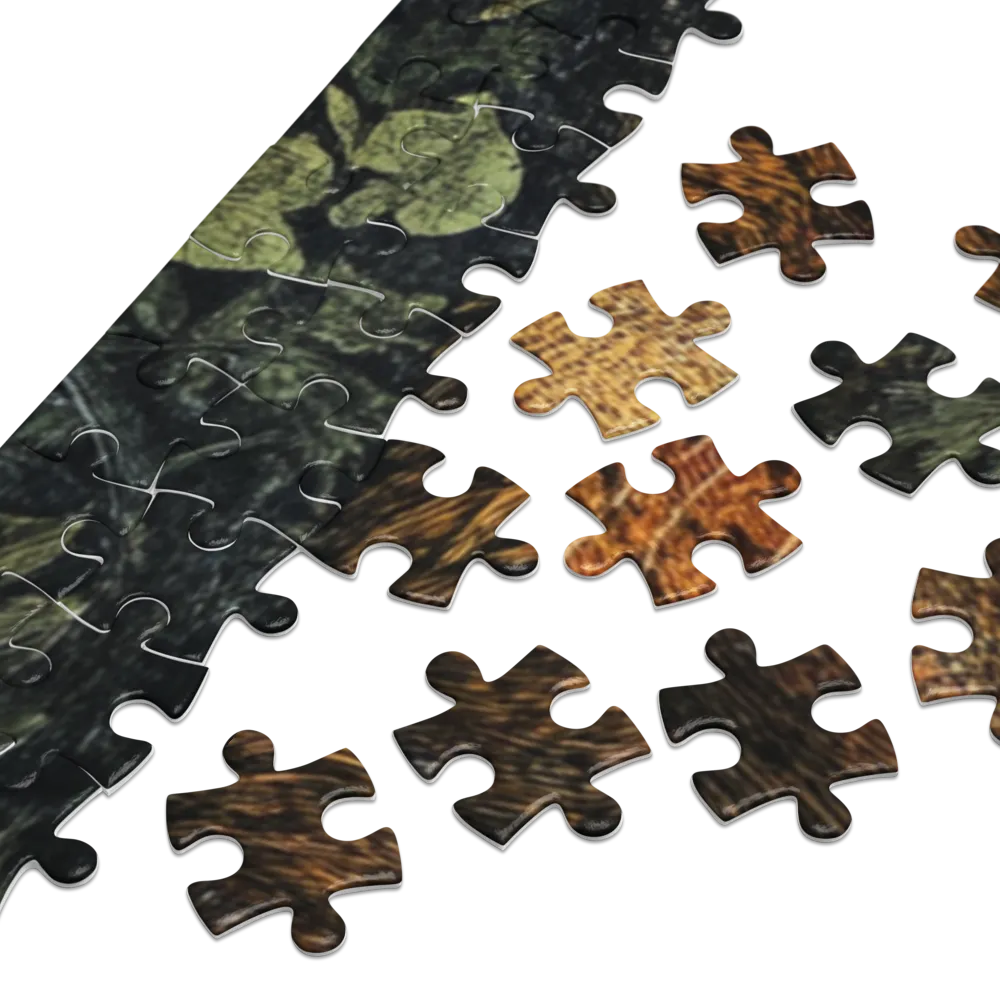 Olhar do Rei da Selva 
 Puzzle em caixa de metal