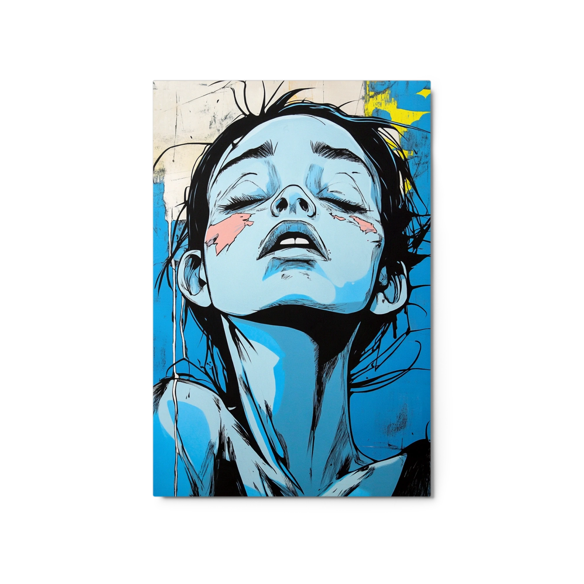 Bold Graffiti Portrait of a Woman