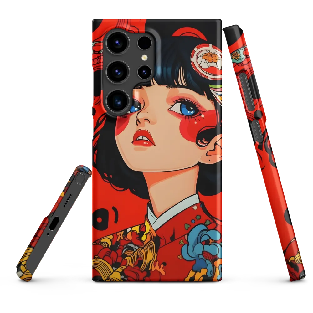 Portrait of a Woman in Red | Phone Case