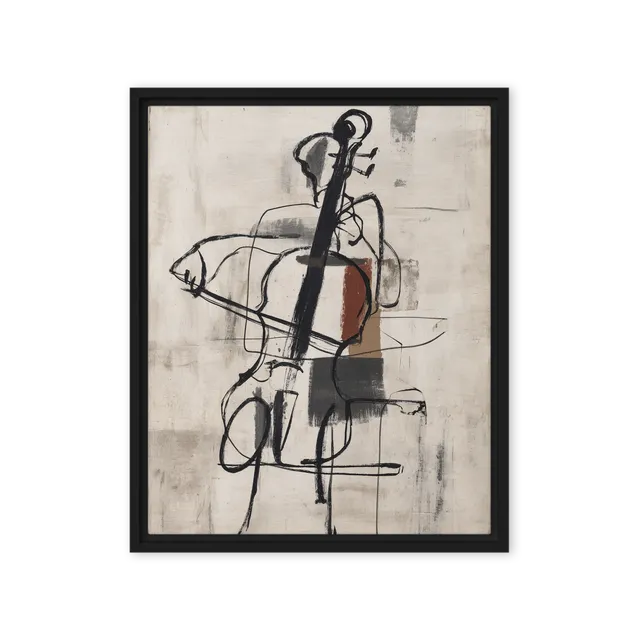 The Cellist's Cadenza | Art Print
