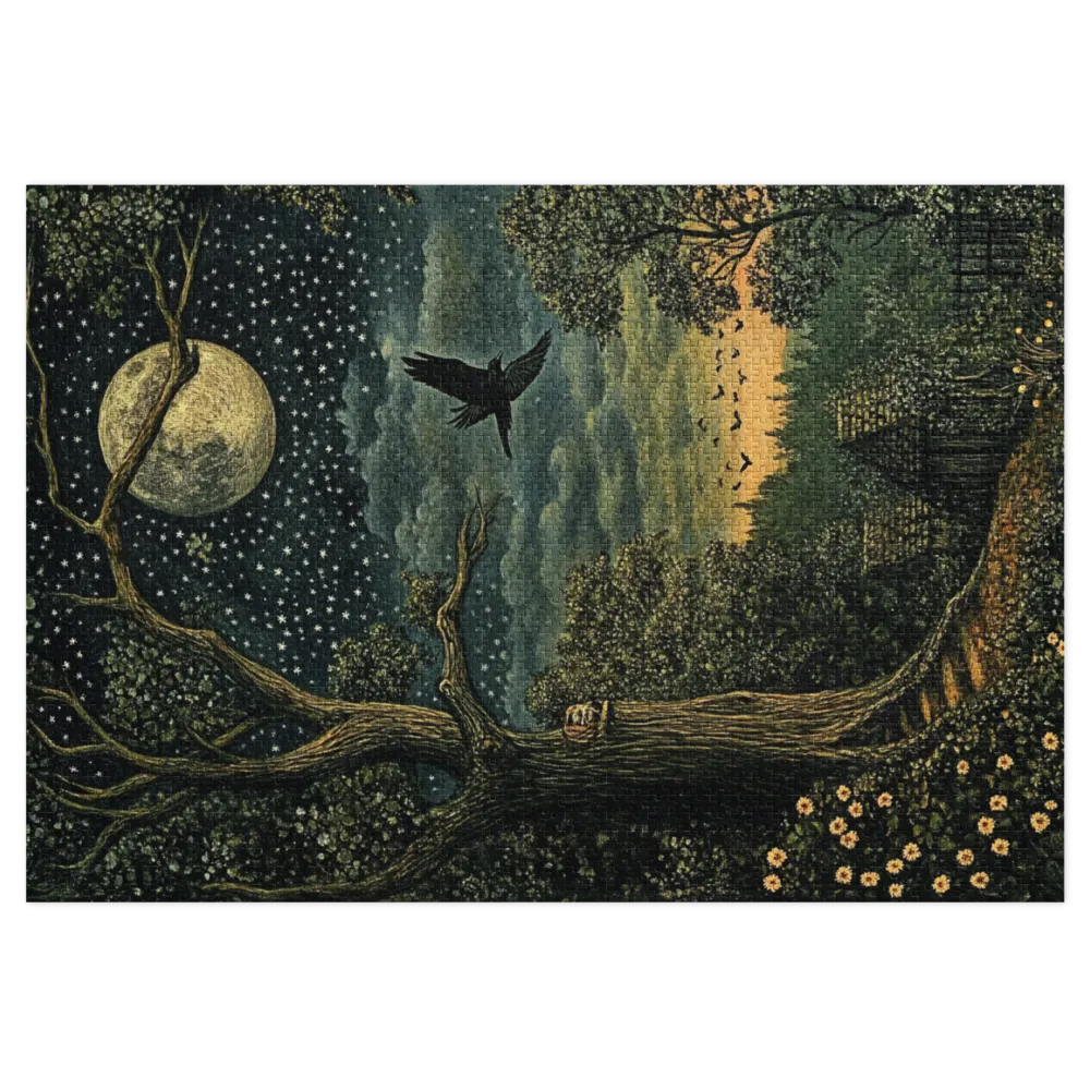 Guardião da Floresta Noturna 
 Puzzle em caixa de metal