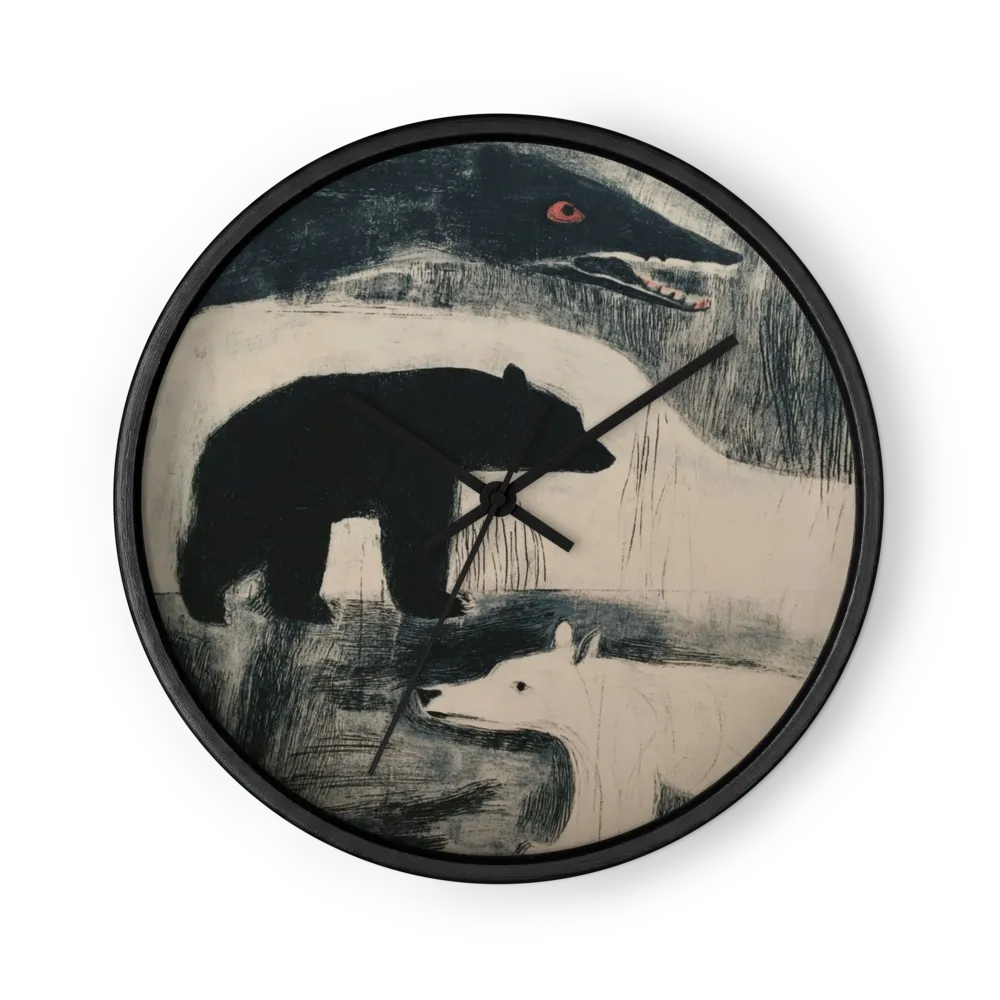 Three Bears Composition | Wall Clock