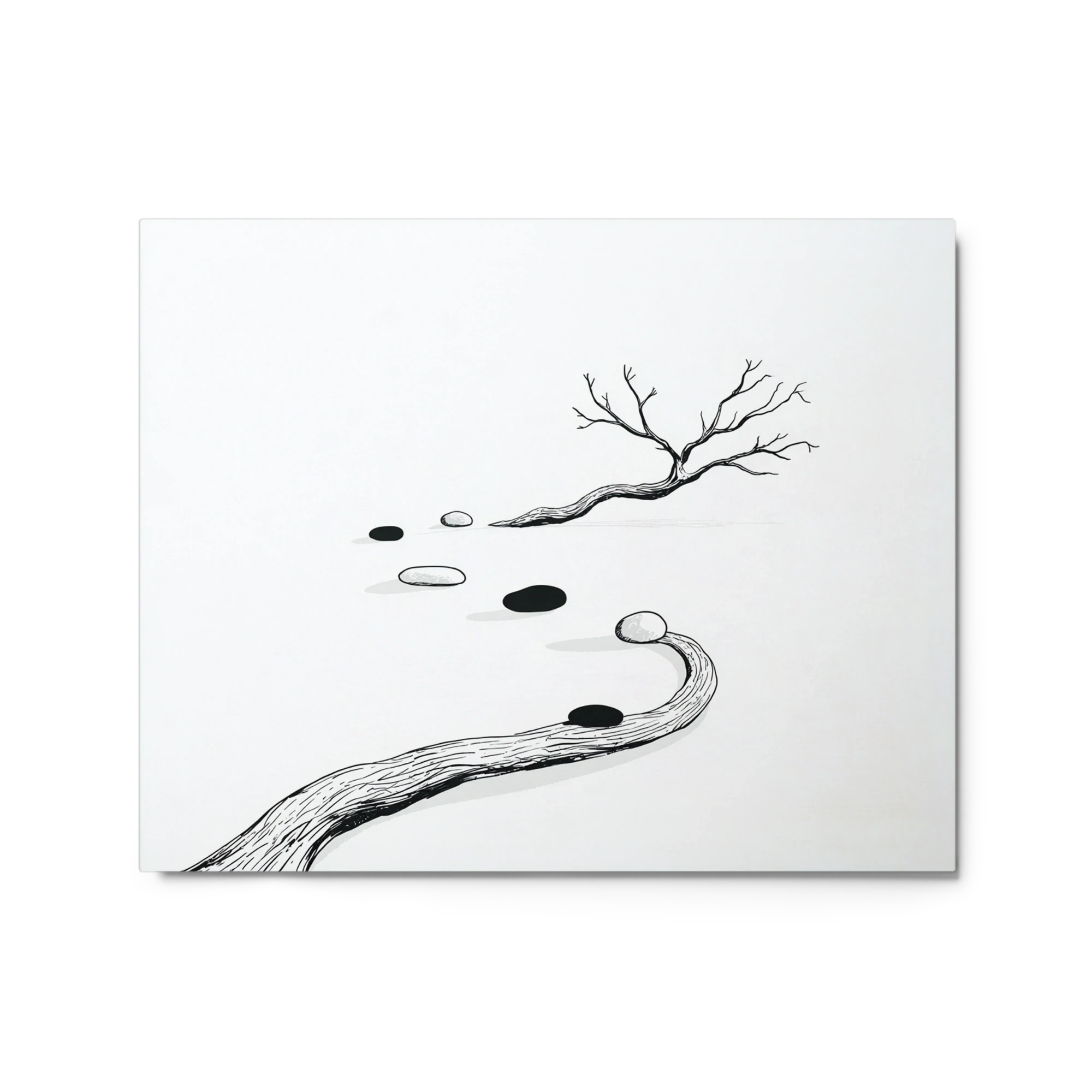 Zen Stones and Branch